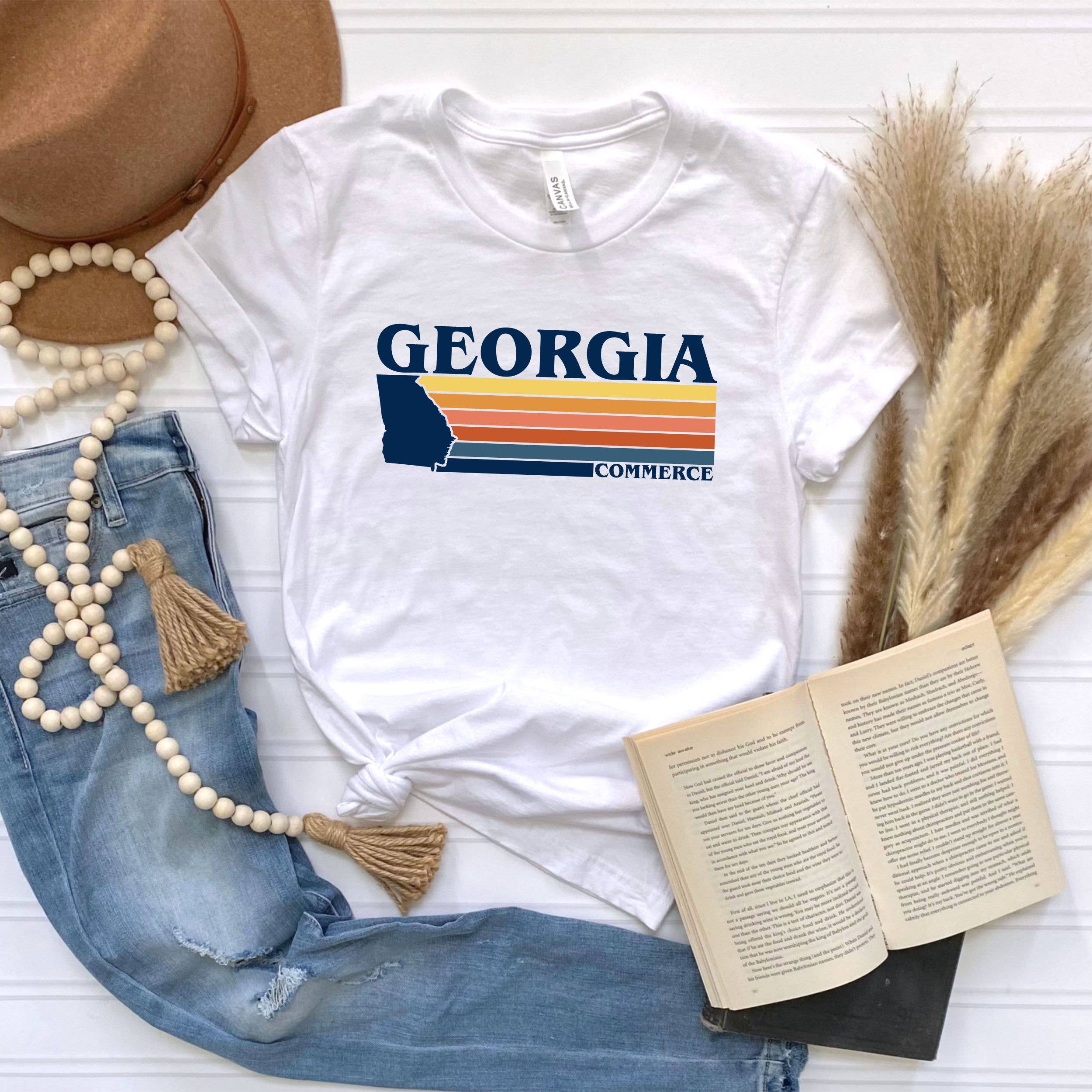 Bravo Glass – Großhandel T-Shirt mit Siebdruck – Unisex – Benutzerdefiniertes Stadt- oder Laden-Retro-Sonnenuntergangs-Shirt auf Bella Canvas5