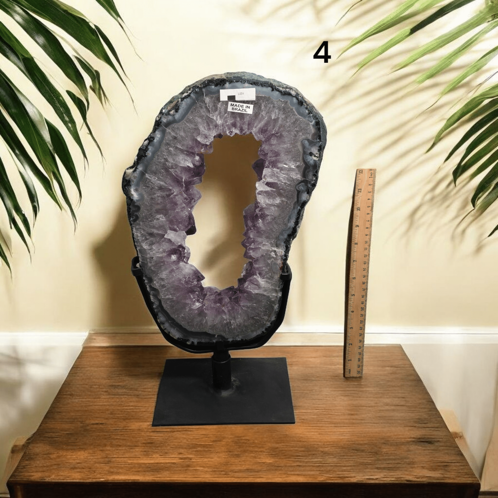 Rock Paradise - Wholesale Spiritual Stone/Crystal - Amethyst Crystal Portal on Rotating Stand - You Choose #15