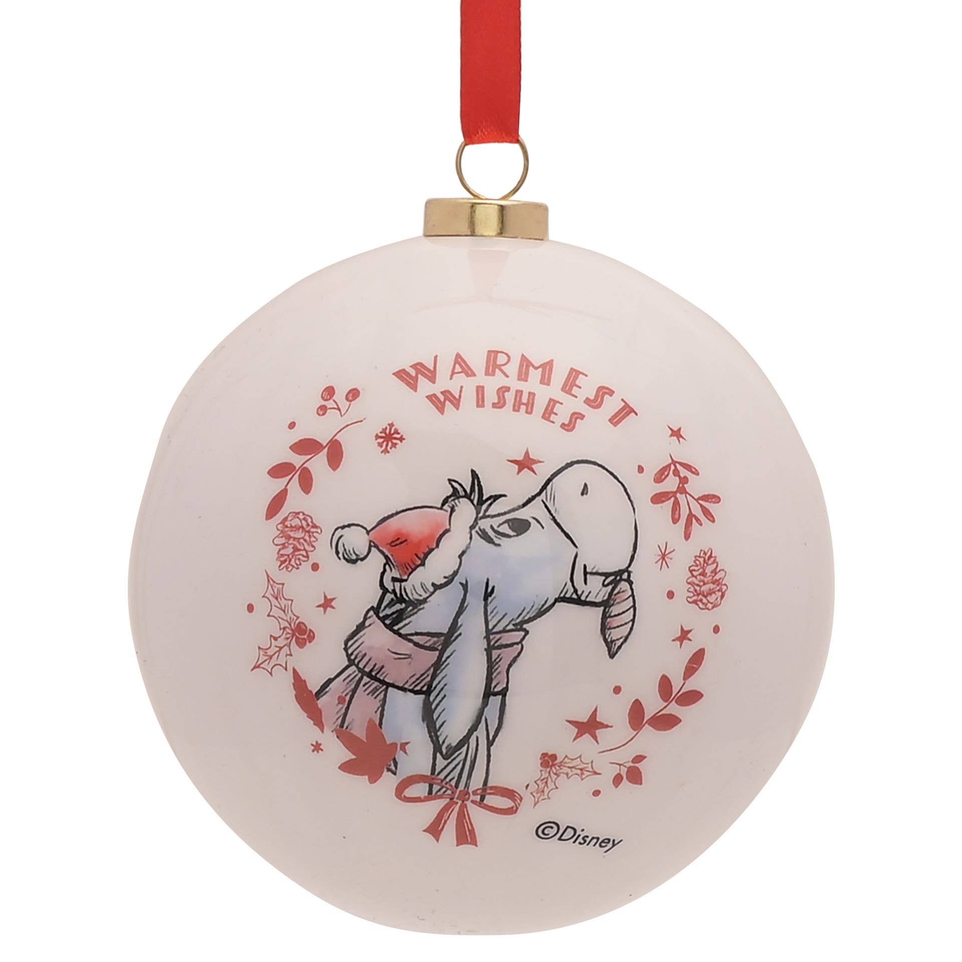 WIDDOP and Co. - Vente Décoration de Noël - Disney Winnie l'Ourson Lot de 12 boules de Noël3