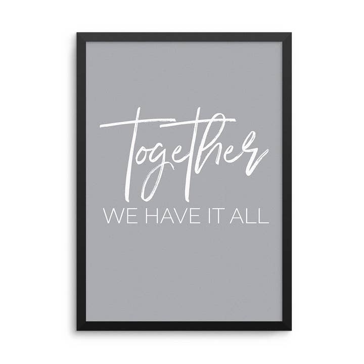 Together We Have It All II Print for wholesale by D'LUXE PRINTS