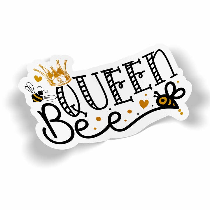 Autocollant Reine Abeille pour la vente par JE Creates