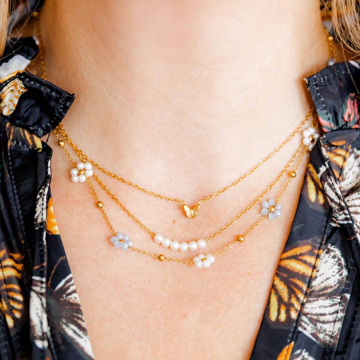 LINNY CO - Wholesale Link & Chain Necklace - Necklace - Delta Pearl5