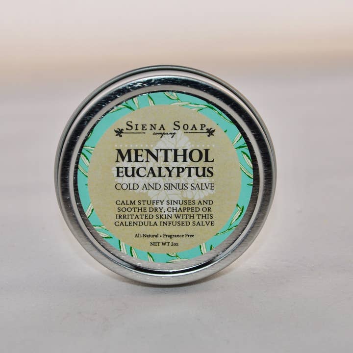 Siena Soap Company – wholesale Läkande salva/balsam/kräm – Menthol kall och Sinus Salve