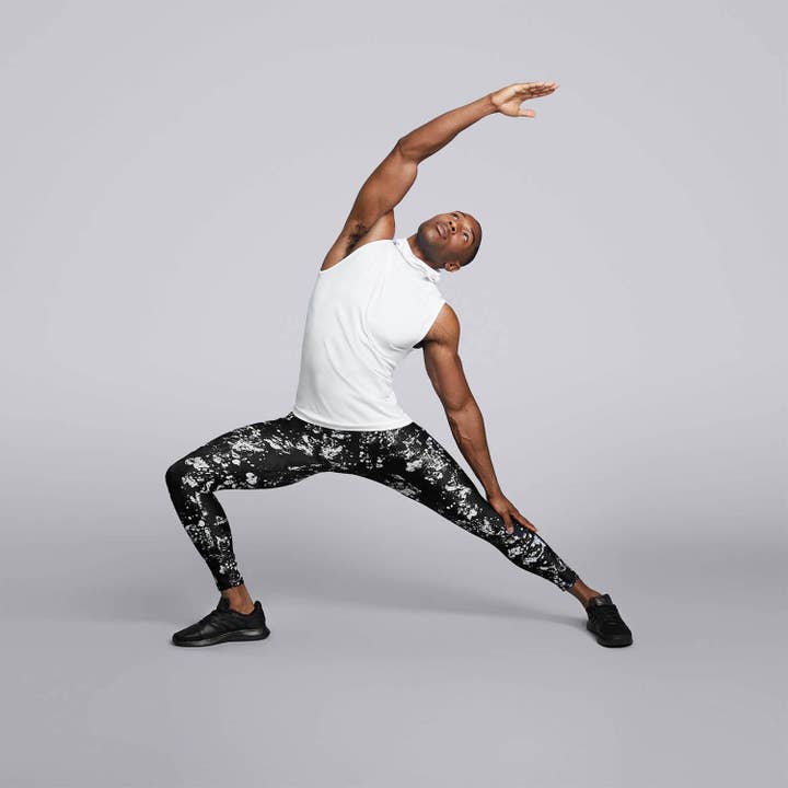 Male Cross X Seamless Sleeveless Hoodie - White for wholesale by HPE Activewear