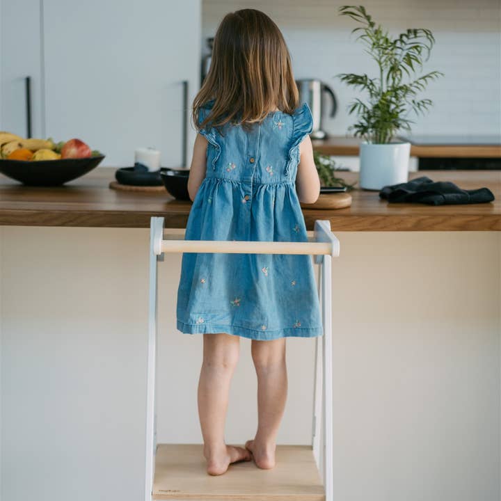 Shaman Inventions SIA - Wholesale Stool - Foldable Helper Tower With Removable Rail7