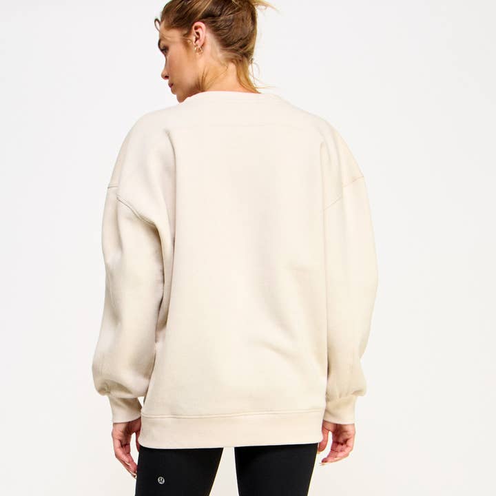 FREEZIA - Wholesale Sweatshirt - Women's - OVERSIZED CREWNECK SWEATSHIRT-FZ00018