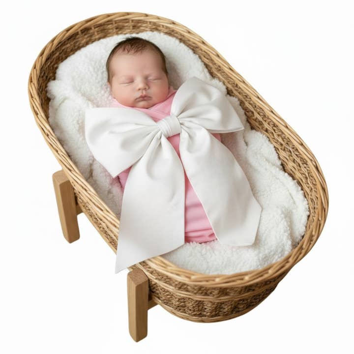 Newborn Swaddle Sash-Cotton Maternity Sash with Big Bowknot for wholesale by Morxy LLC