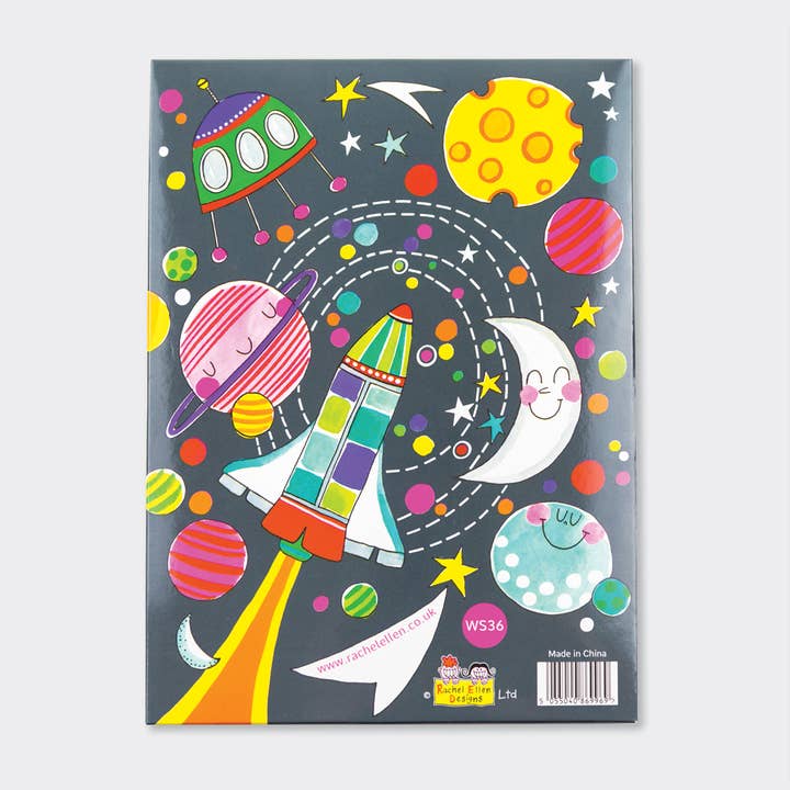 Rachel Ellen Designs – Engroshandel Brevpapir/sæt med noteskort – Writing Set Wallet - Til Månen2