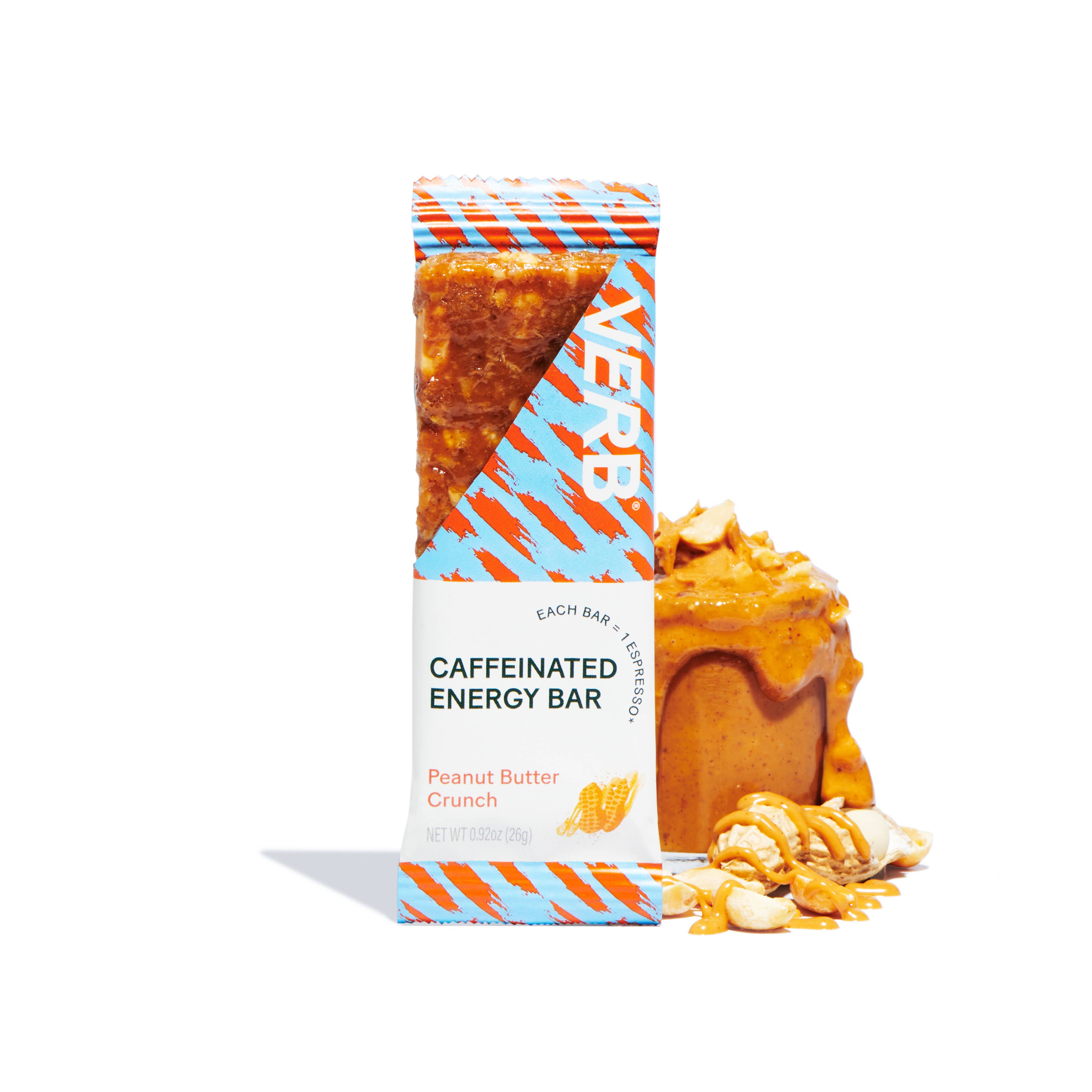 Verb Energy - Wholesale Snack Bar - Caffeinated Snack Bar, Peanut Butter Crunch1