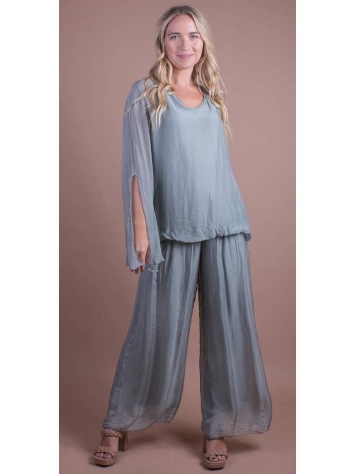 Gigi Moda - Wholesale Pants - Women's - Silk Palazzo Pants8