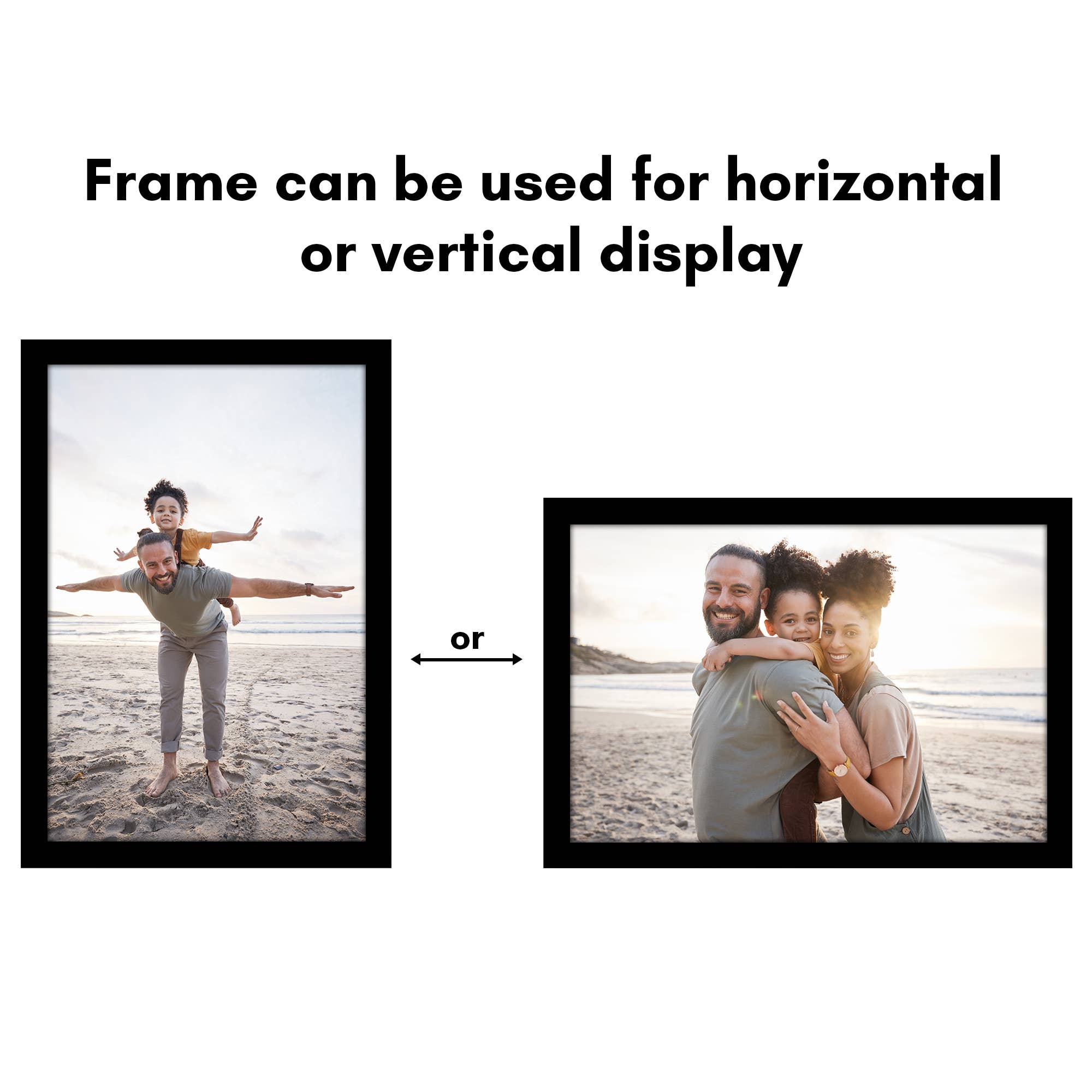 Americanflat - Wholesale Picture Frame - Americanflat 5 Pack Picture Frames With Mat Plexiglass Cover159