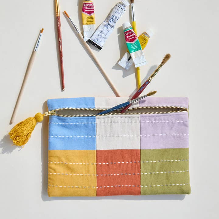 Anchal – wholesale Pouch – Women’s – Checkered Pouch4