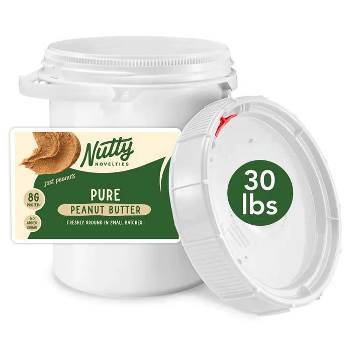 Bulk Pure Peanut Butter for wholesale by Nutty Novelties