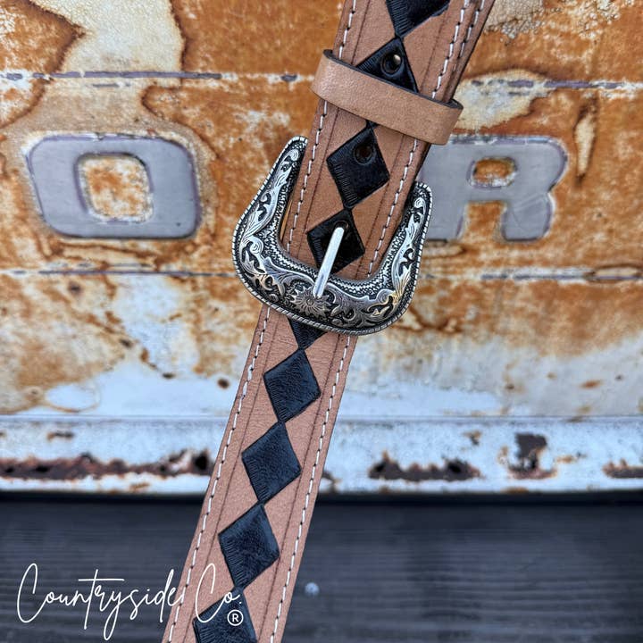 Texas Western Cowhide Bags and More - Wholesale Bag Strap - Women's - Wild West Checkered Purse Straps2