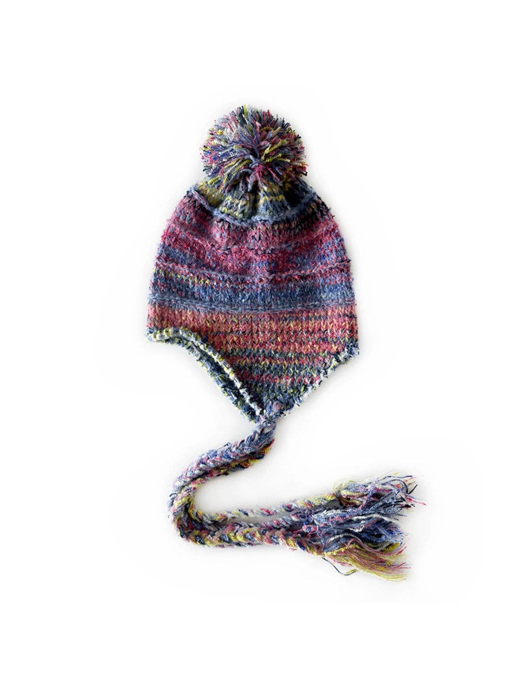 Funkyrel® Atzbranding Limited - Wholesale Beanie - Dames - Haila - Dames Colorblock Gebreide Oorflap Muts3