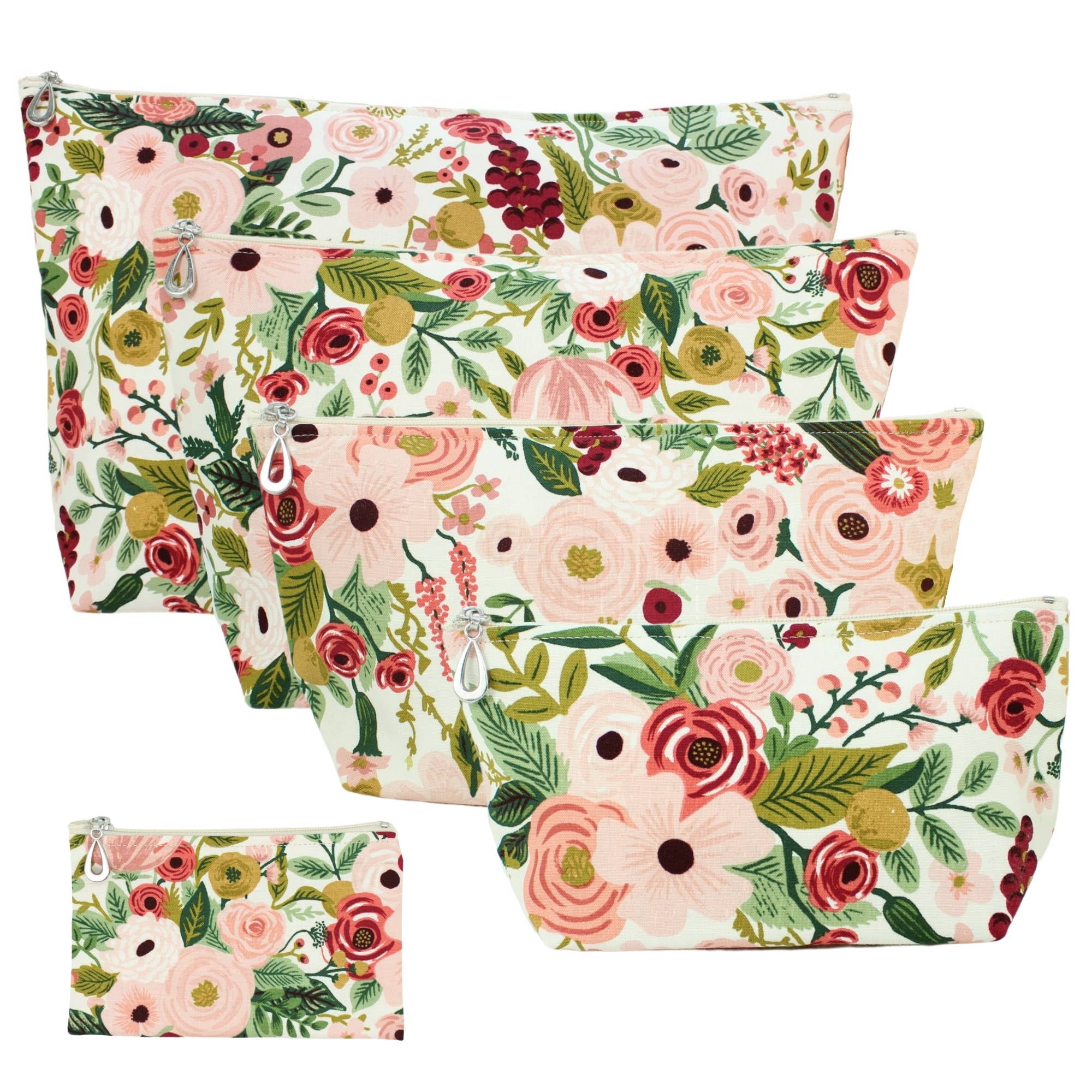 Dana Herbert – bolsa de maquilhagem e cosméticos por atacado – Conjunto de Bolsas de Maquilhagem - S, M, L, XL + Moeda (Poupe $4,75)3