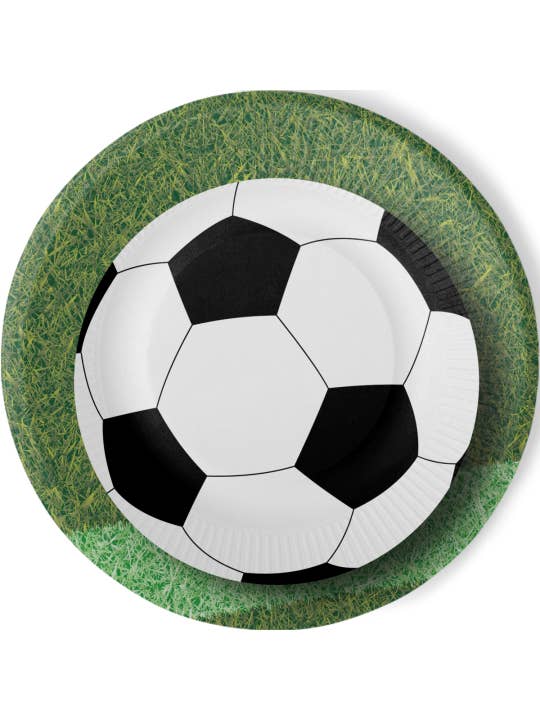 8 PIATTI 23 CM SPORTS FANATIC CALCIO per la vendita all'ingrosso da parte di Fiestora