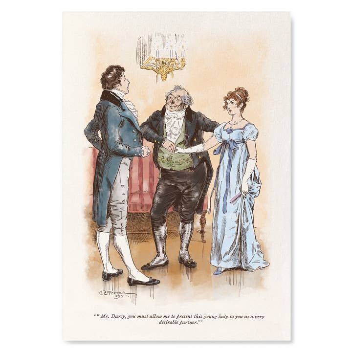 UNG DAME SOM EN ATTRAKTIV PARTNER (1895): Maleri Kunsttryk for engroshandel hos Ezen Trade