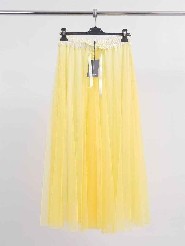 Cecile Wang - Wholesale Skirt - Women's - Flared tulle skirt CMT04015-22
