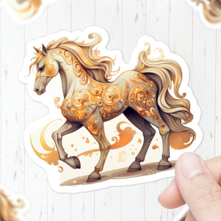 Pegatina Caballo Mágico para venta al por mayor de Mystical Clarity