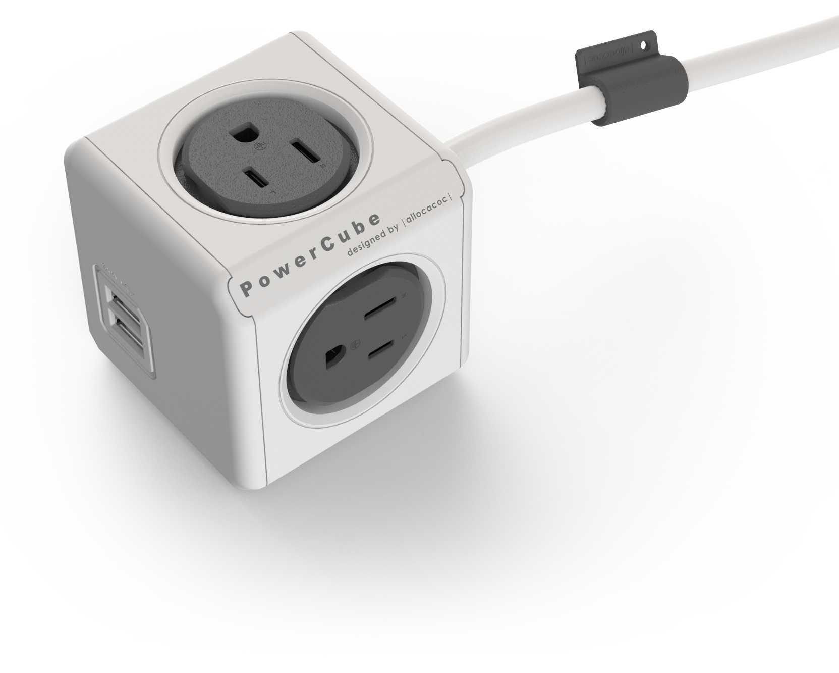 Allocacoc DesignNest – wholesale Power adapter – PowerCube Extended USB SUREG10
