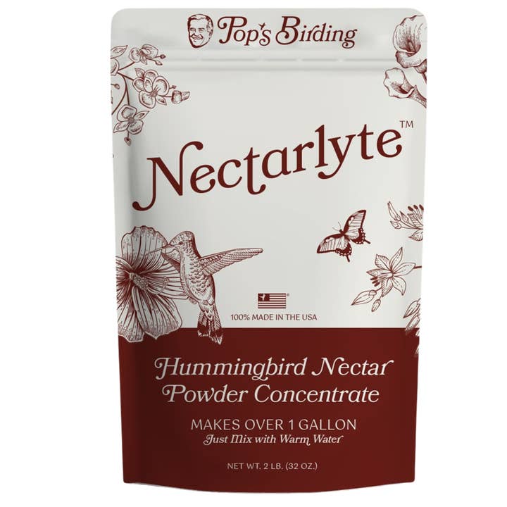 Pop's Birding - Vente Mangeoires pour oiseaux - Nectar de colibri Nectarlyte™, concentré en poudre, 2 lb