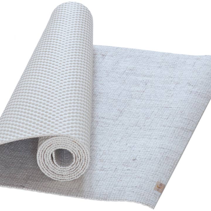 ecoYoga Ltd - Wholesale Yogamat - ecoYoga yogamat 4 mm 215 cm XL kleurloos 100% natuurlijk rubber & jute1