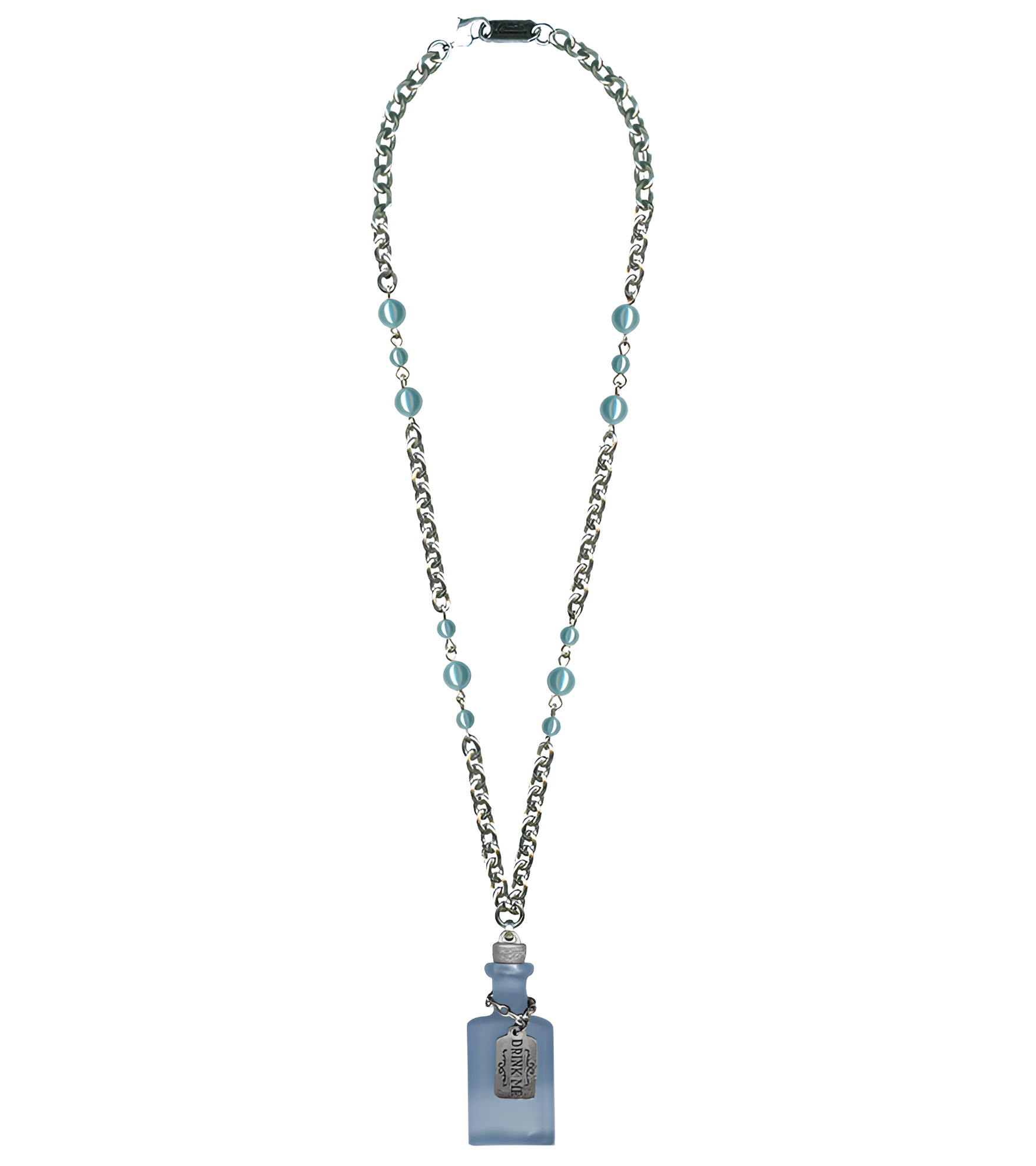 Classic Hardware – Großhandel Kette mit Anhänger/Charm – Trink mich Retrolit Halskette1