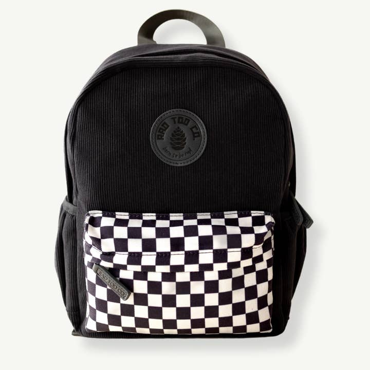 CHARCOAL TODDLER BACKPACK for wholesale by Rad Toddler Co.