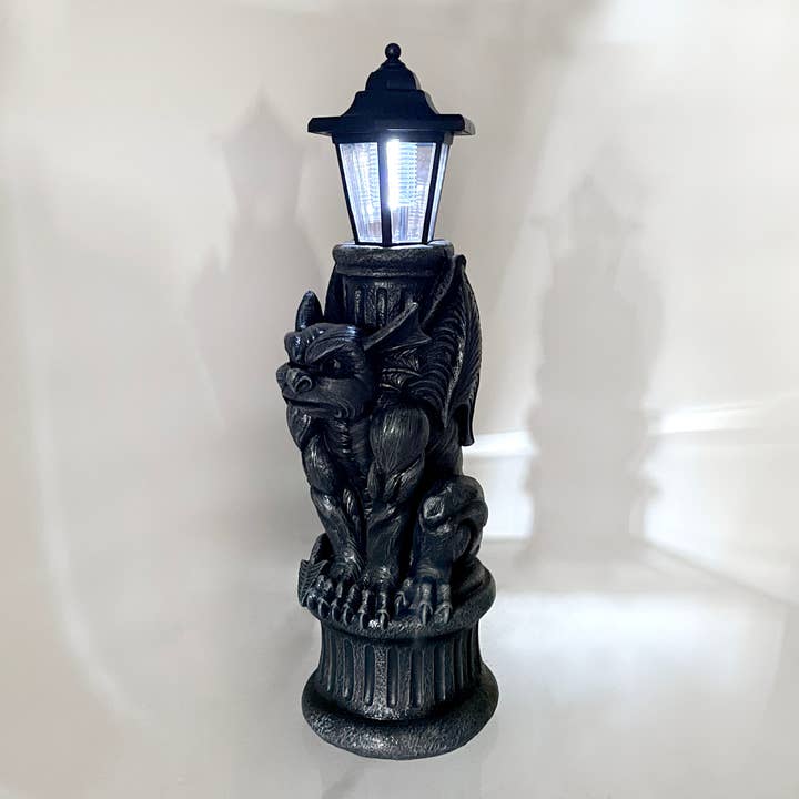 Zeckos - Wholesale Outdoor/Lawn Light - Gothic Guardian Gargoyle LED Solar Light Garden Statue