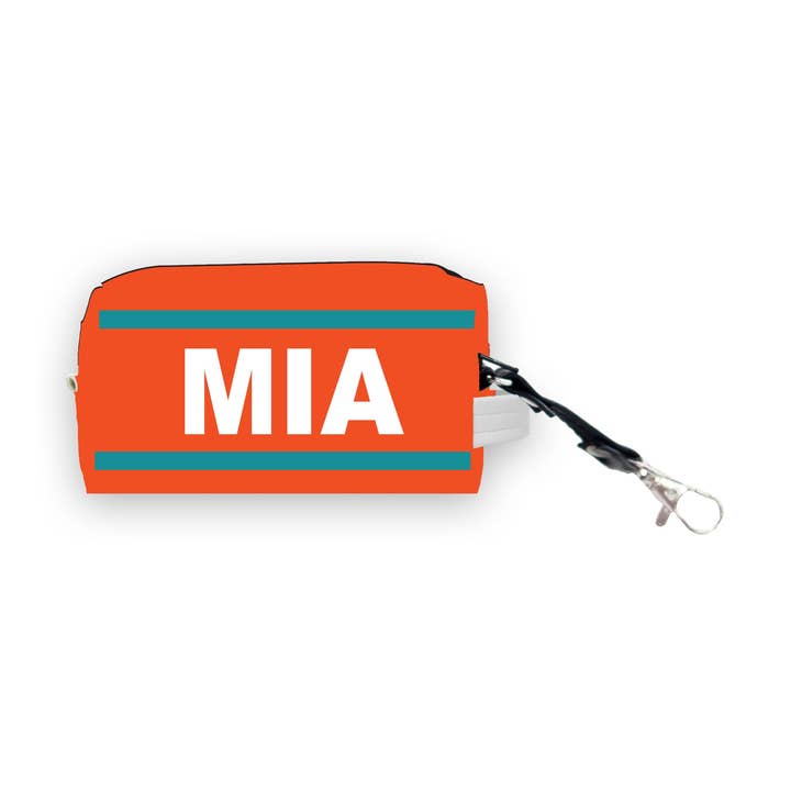 MIA (Miami) Game Day Multi-Use Mini Bag Keychain for wholesale by Anne Cate
