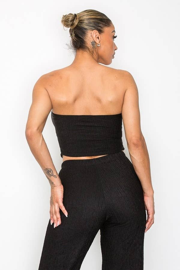 Kimcine - Wholesale Jumpsuit - Women's - KST8513-WOMEN'S SEXY STRAPLESS JUMPSUIT3