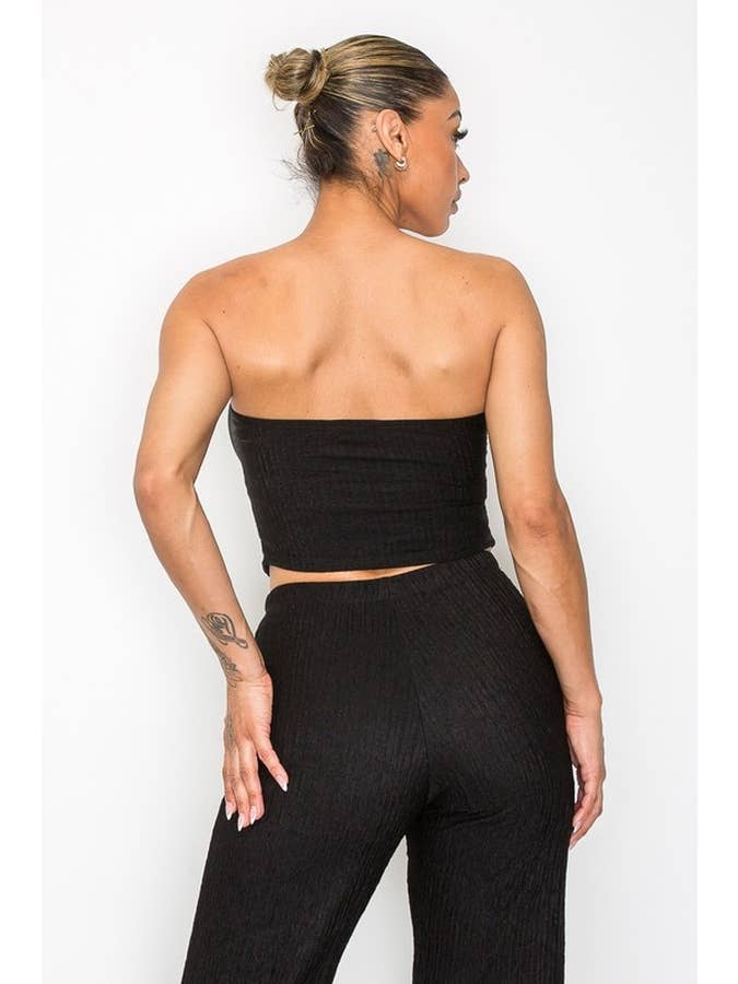 Kimcine - Wholesale Jumpsuit - Women's - KST8513-WOMEN'S SEXY STRAPLESS JUMPSUIT3