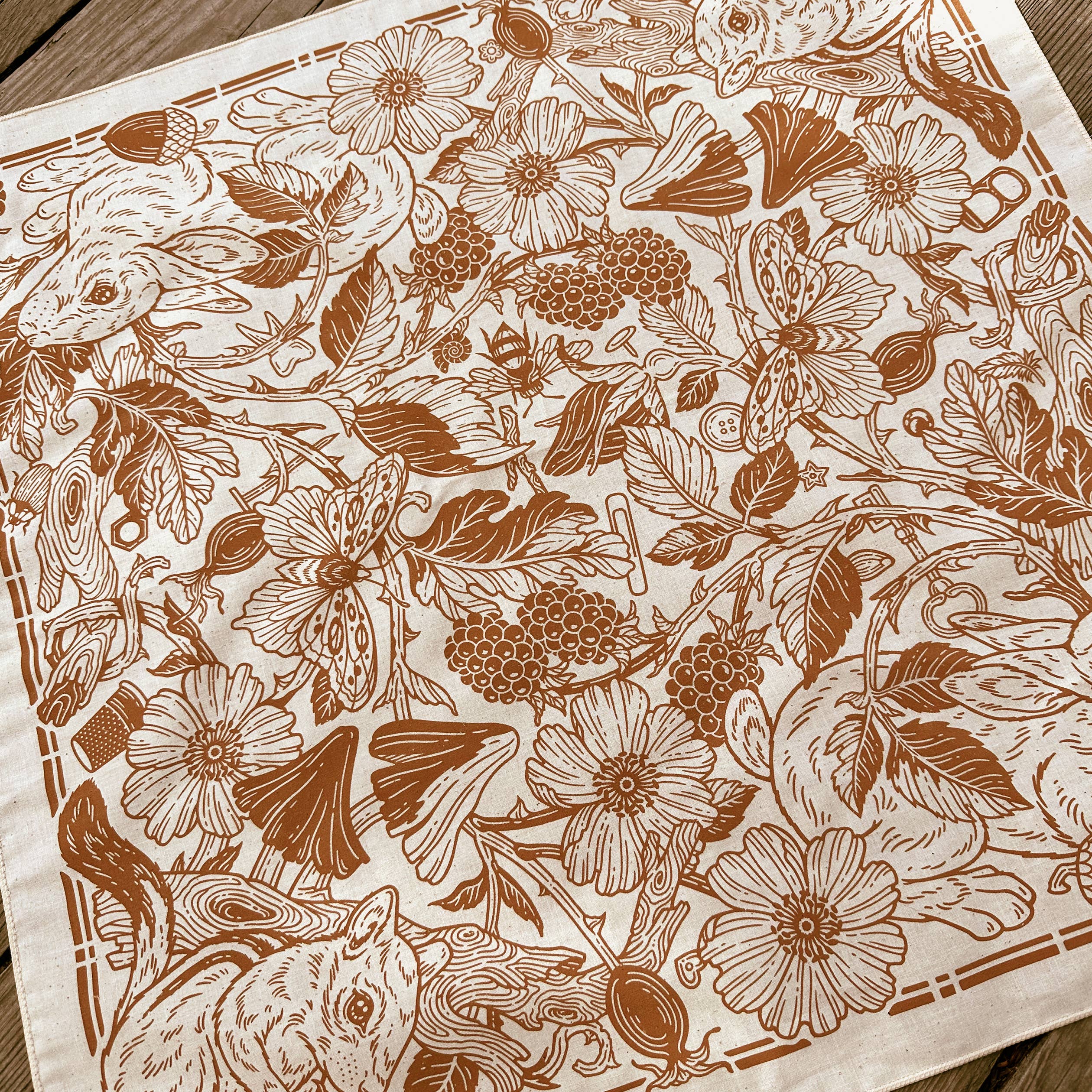 Kate O'Hara - Wholesale Bandana - Women's - Thicket Bandana – Russet7