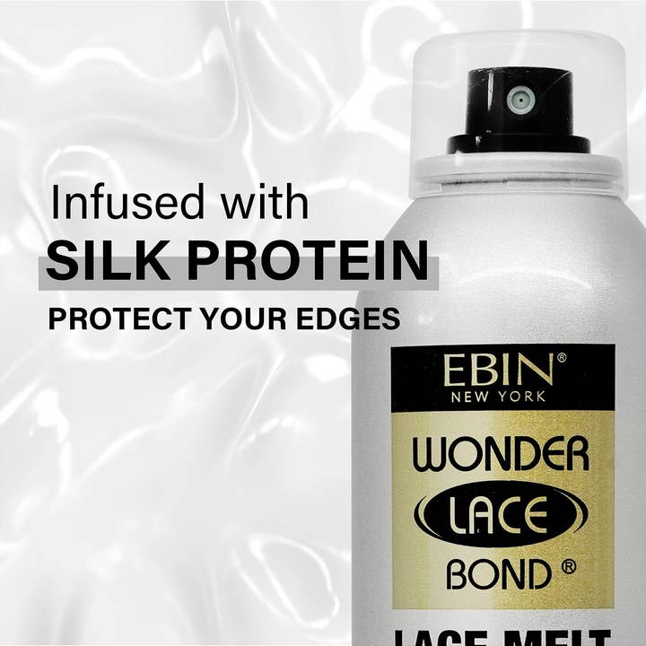 EBIN NEW YORK - Wholesale Hair Spray - WONDER LACE BOND LACE MELT SPRAY- SILK PROTEIN (6.08oz/180ml)