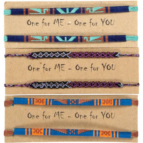 One World Projects – Pulseira entrelaçada/entrançada por atacado – Pulseira Amizade Tecida à Mão4