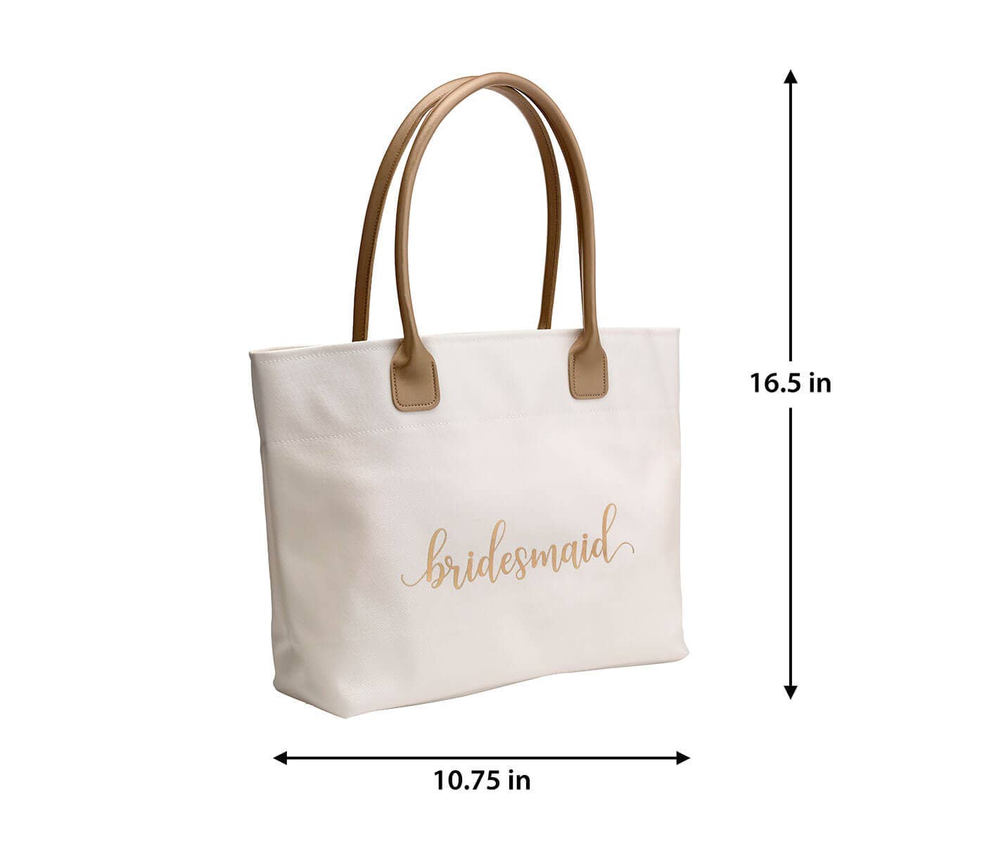 Lillian Rose - Wholesale Tote Bag - Women's - Gold Bridesmaid Wedding Tote Bag1