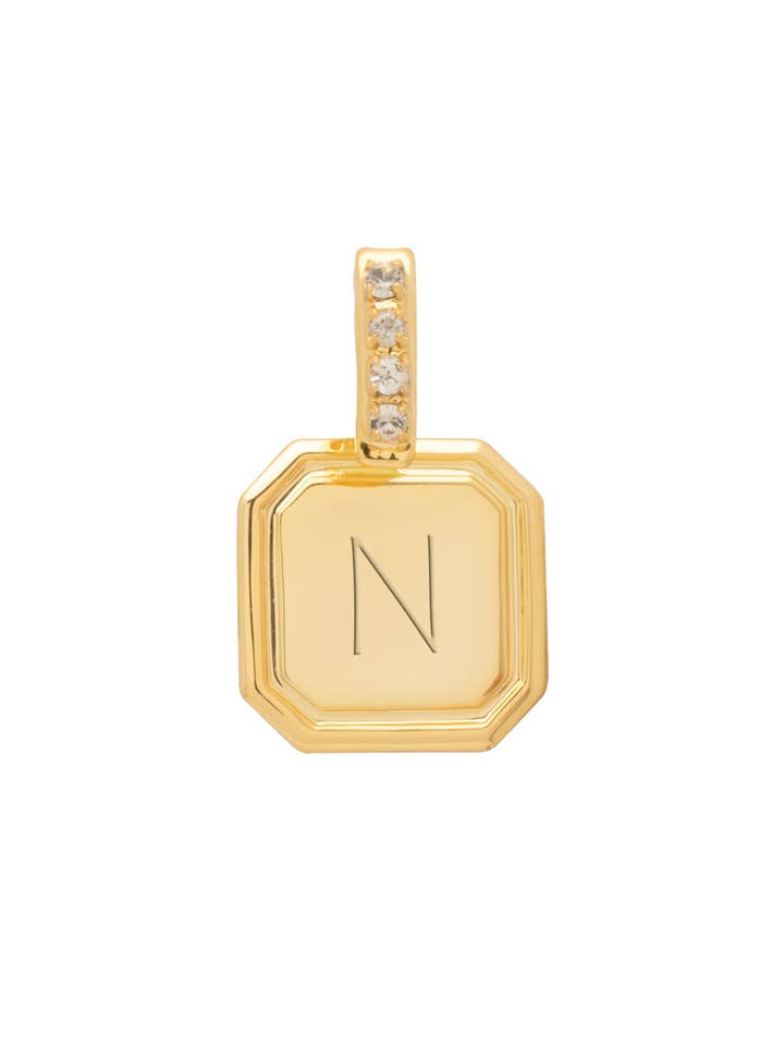 N Initial Charm - CFR23BGCRY for wholesale by Sorrelli