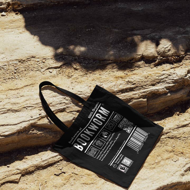 MagicMerchEmporium – wholesale Tote bag – Unisex – “BOOKWORM” Label Tote Bag7