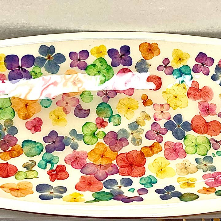 Pressed Flower Canoes for wholesale by Restoration Oak