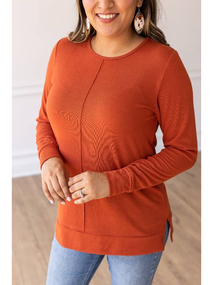 Rouille Tunique Be My Muse, rouille en vente sur Faire4