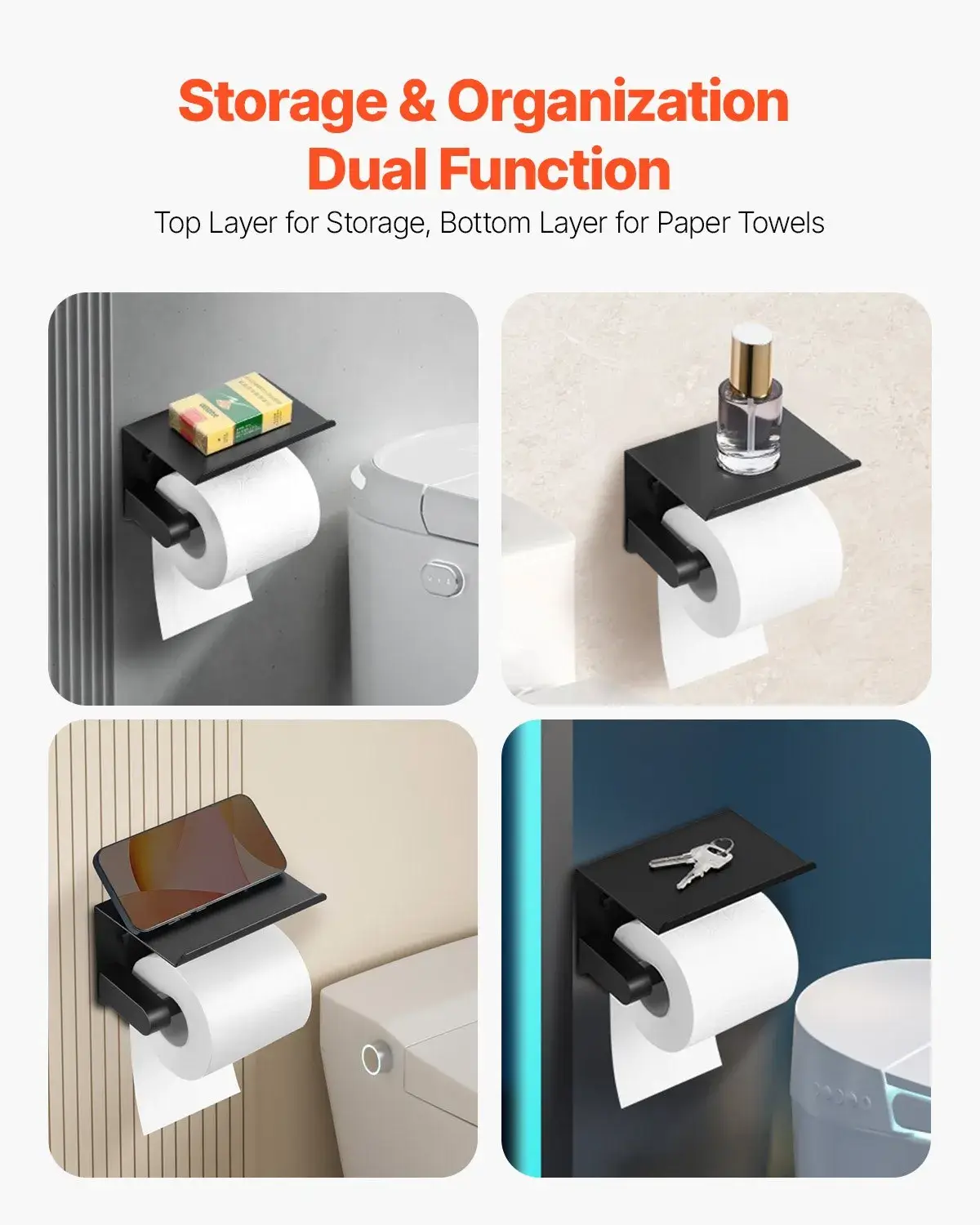 VEVOR - Wholesale Toilet Paper Holder - BGSWSZJDZKKZPZOEOV02