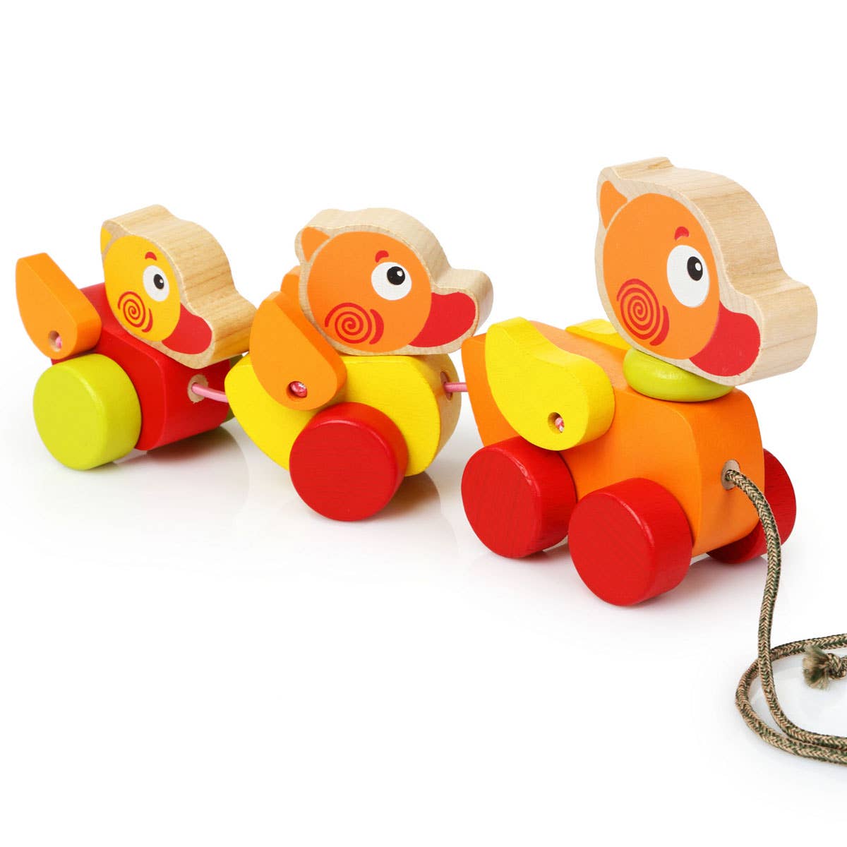 Wooden Toys – wholesale Wood toy – Child – Walk-A-Long Toy Wooden Ducks | Push & Pulls Toy | Wooden Toy1