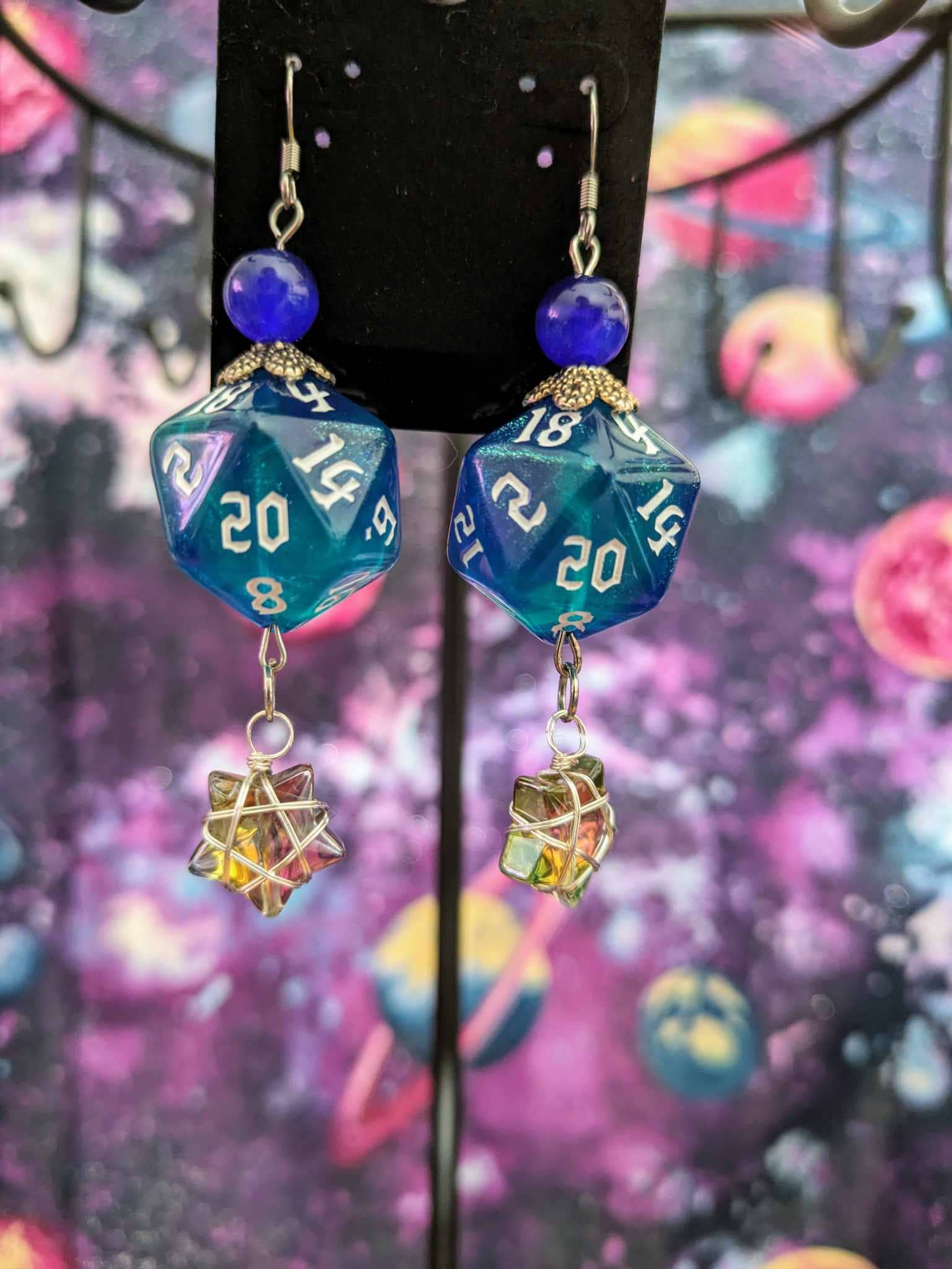 Melody's Menageries (Critical Crystals) - Wholesale Jewelry Set - Dice earring wholesale box41