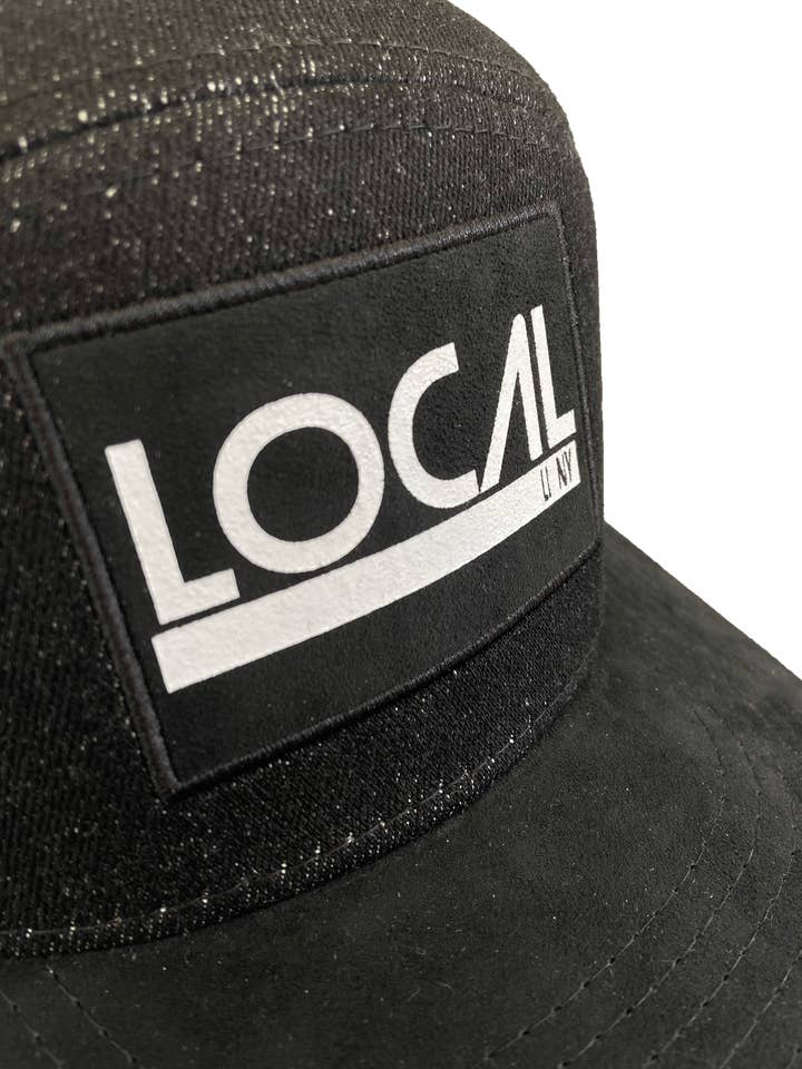 Sombrero de mezclilla Dobby Snapback negro de Local Liny para venta al por mayor de Long Island Strong