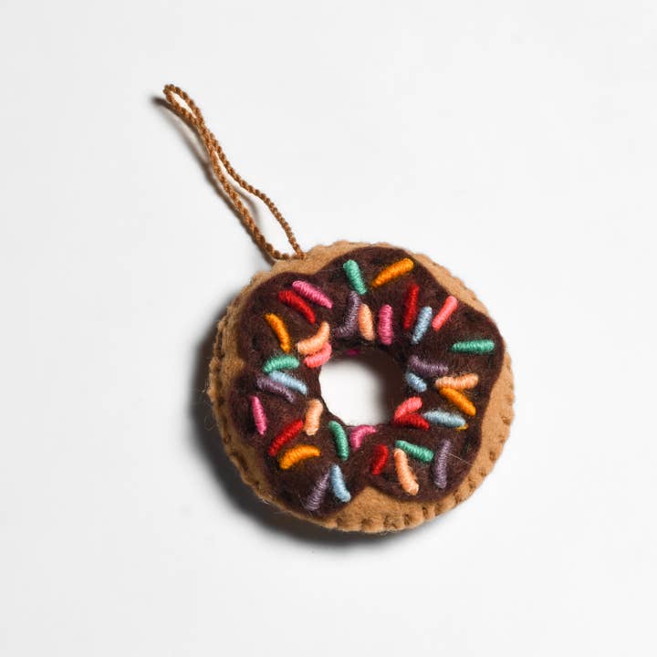 Lumily - Wholesale Ornament - Donut Felted Wool Holiday Ornament - Mexico6