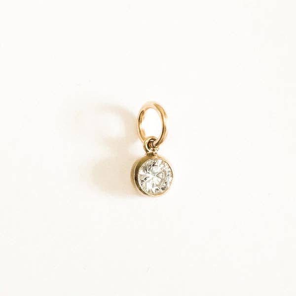 PETITE GOLD - Wholesale Individual Charm/Pendant - Birthstone Pendant