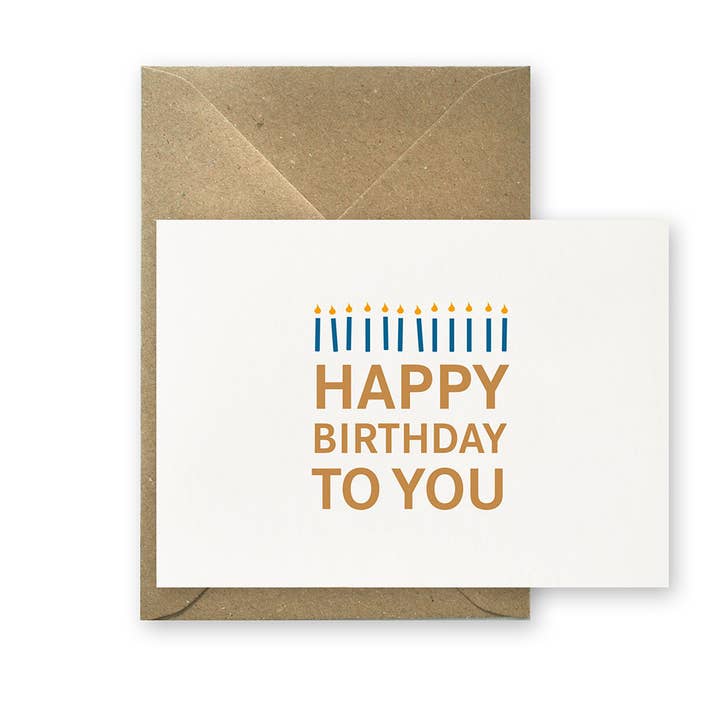 Linienwerk - Wholesale Birthday Card - Happy Birthday Kerzen1