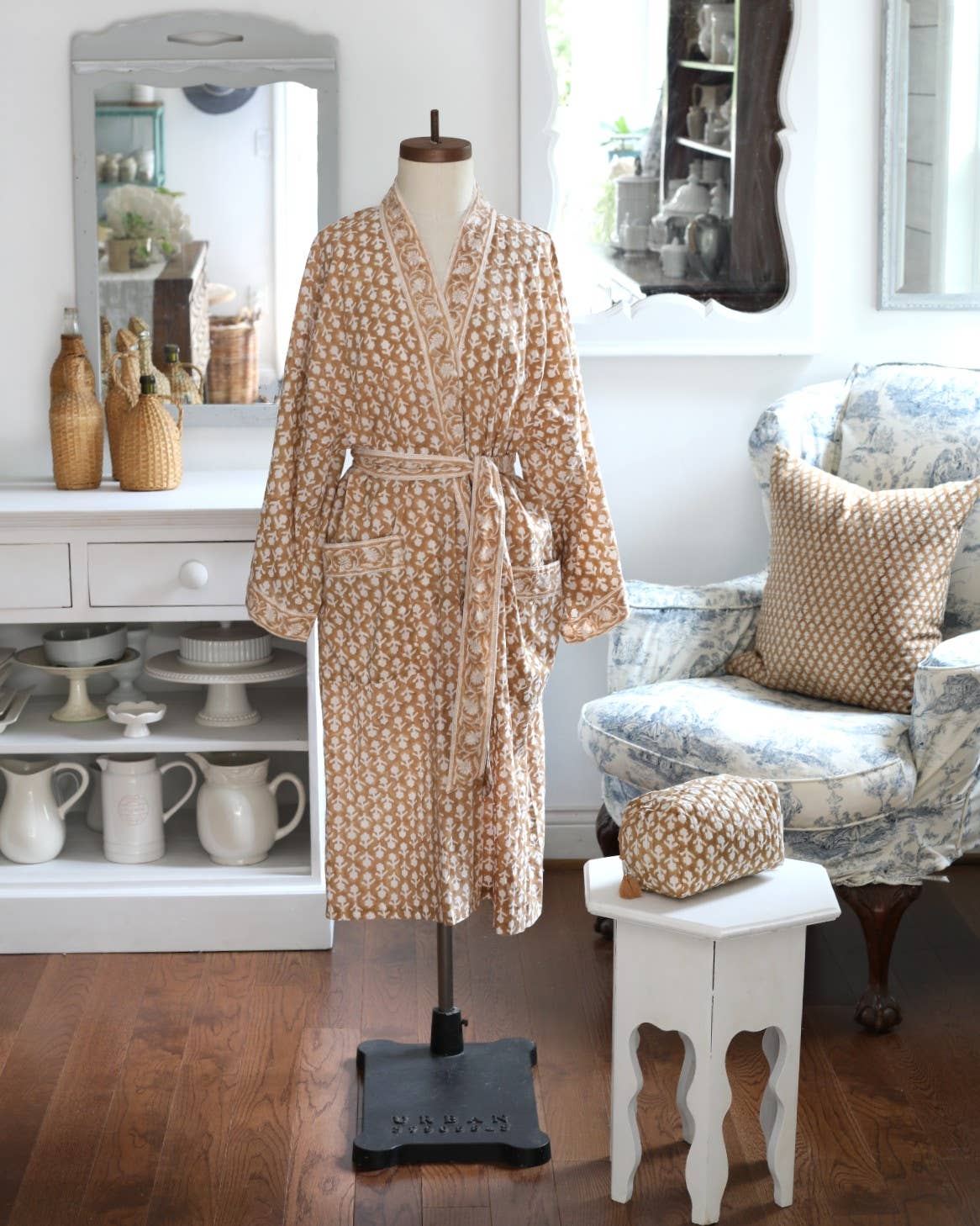 PACIFIC & ROSE TEXTILES – Engroshandel Kosmetiktaske – Makeup-taske Charlotte i karamel2