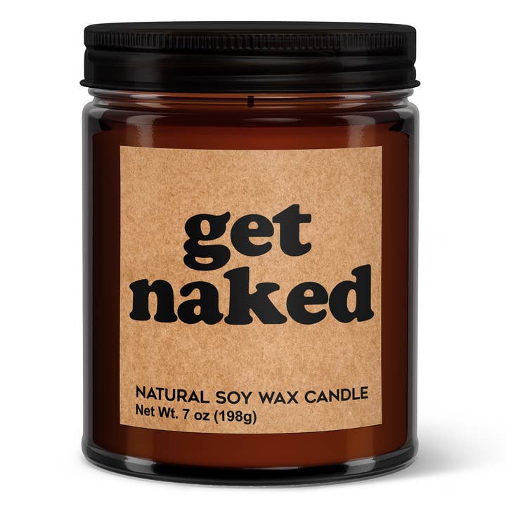 Wi-Wear - Wholesale Jar/Filled Candle - Get Naked Soy Candle - Votive Soy Candle